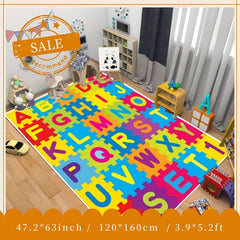 Children's Room Baby Crawling Mat Letter Animal Chess Map Carpet