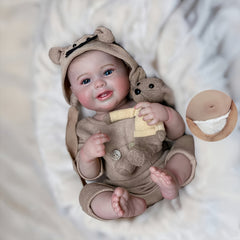 Waterproof Smiling Boy Reborn Dolls - Perfect for Birthday