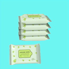 50pcs Non-woven Soft Wet Wipes 5 Packs