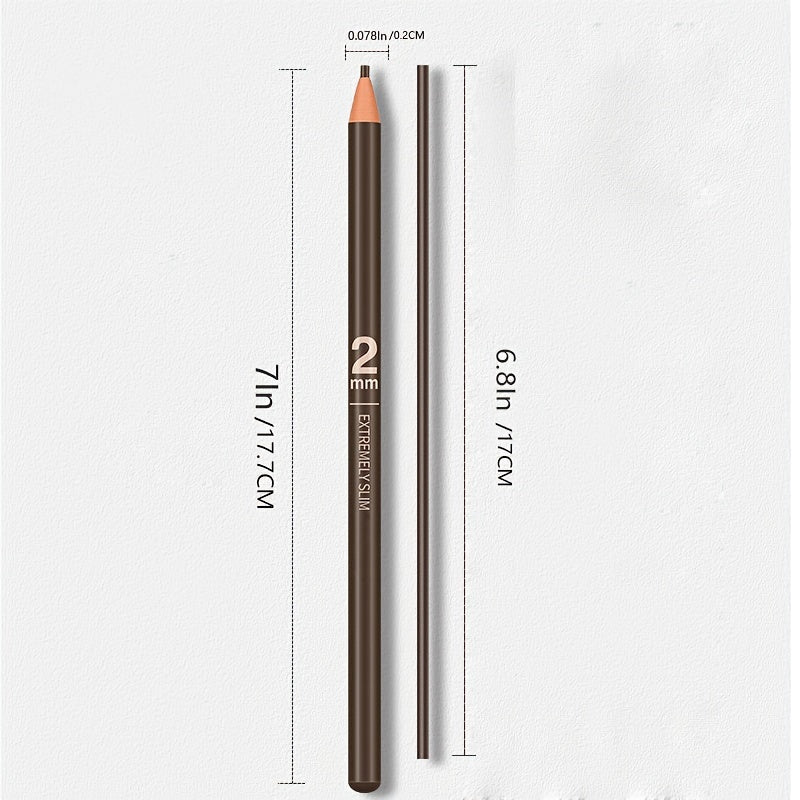 2mm Wild Eyebrow Pencil Waterproof Long Lasting Makeup Pencil