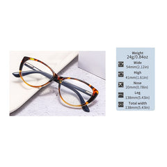 Leopard Cat Eye Reading Glasses for Women
