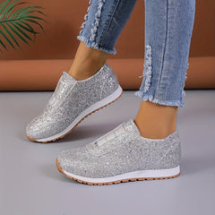 Winter Sequin Casual Anti Slip Women's Running Shoes Lightweight Sneakers