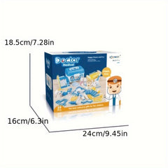 Doctor Pretend Play Toy Set with Medical Kit for Boys and Girls