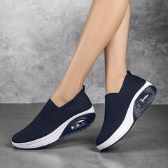 Women's Cushioned Chunky Sneakers Breathable Anti-slip Walking Shoes