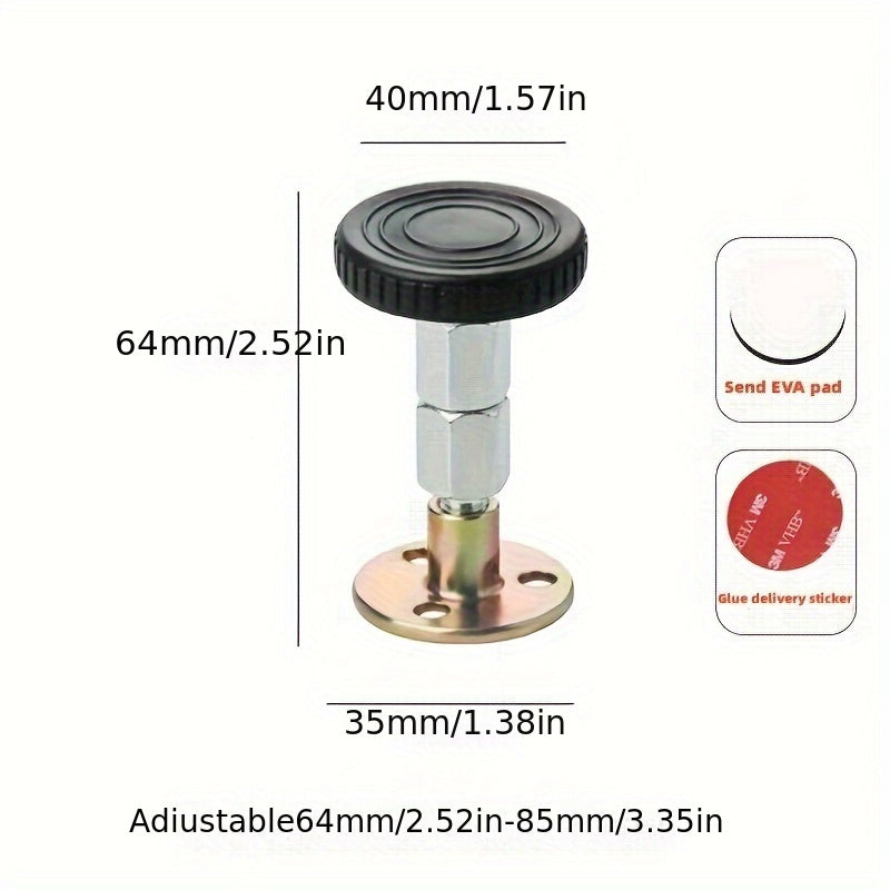 4pcs Headboard Limiters Wall & Bedside Anti-Shaking Fixators for Beds & Tables