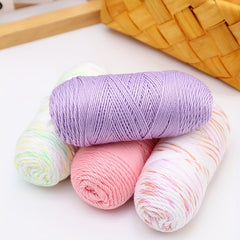 10pcs Crochet Yarn 50g 4 ply Assorted Colors Acrylic Skeins
