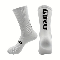 Breathable Mid Calf Sports Socks for Cycling Running - 1 Pair