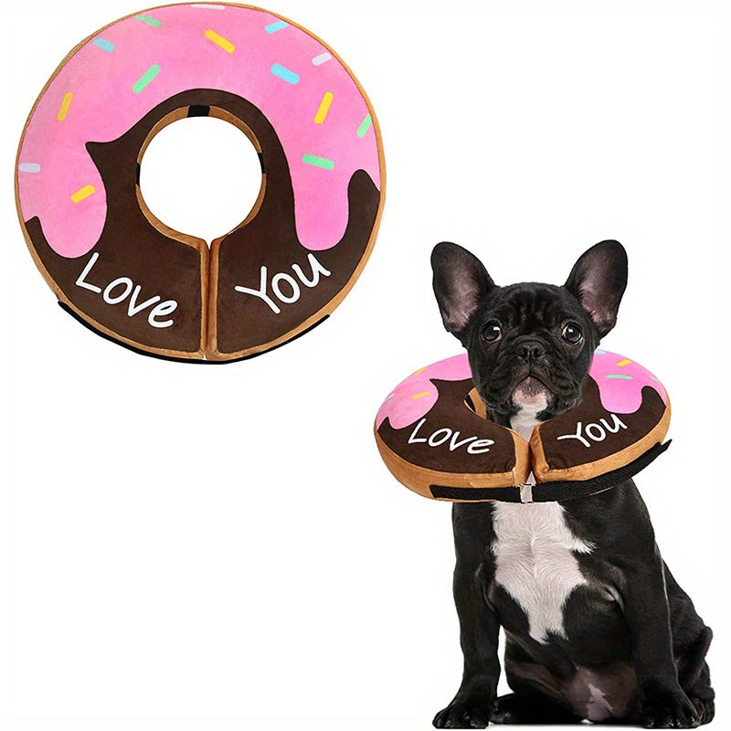 Inflatable Dog Donut Collar for Post Surgery Recovery