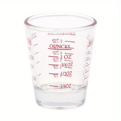 30ml 1oz Glass Measuring Cup With Scale Shot Glass Liquid Glass Ounce Cup