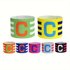 4 Football Captain Armbands Elastic Team Armbands C marks Armbands