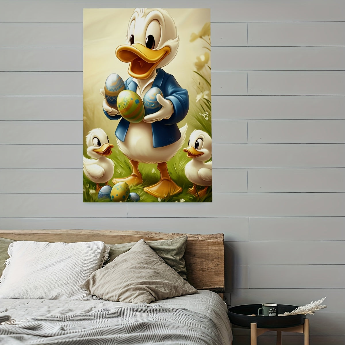 Charming Duck Family Canvas Art