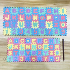 36 Pieces Alphabet & Number Puzzle Set for Kids