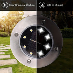 Outdoor Solar Garden Lights for Pathways Patio Walkways Path