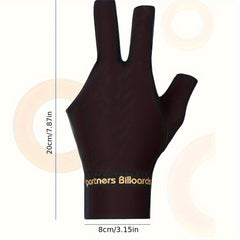 1pc Spandex Snooker Billiard Cue Glove For Left Hand