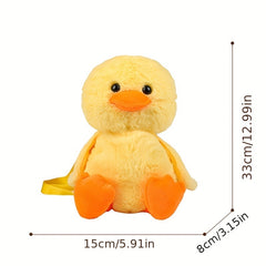 Yellow Duck Plush Backpack Birthday Gift