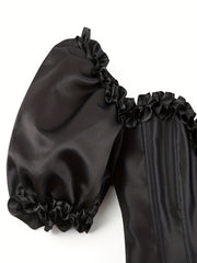 Ruffle Corset Bustier Tummy Control Body Shaper
