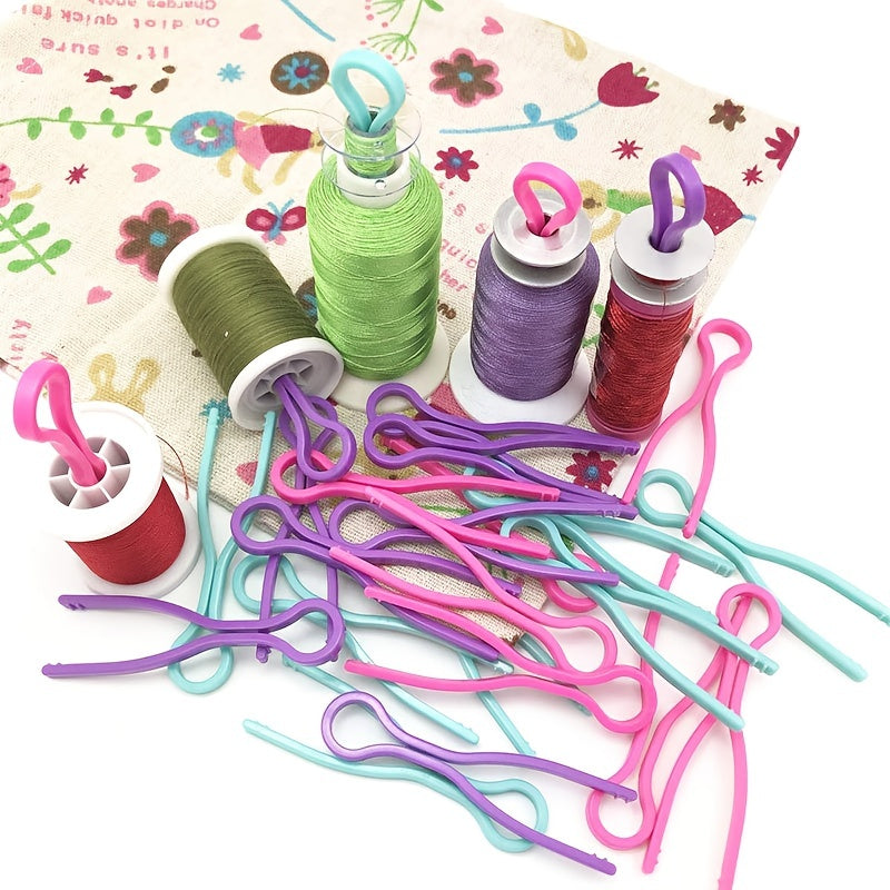 30pcs Bobbin Thread Holders Bobbin Clips for Bobbins Embroidery Quilting