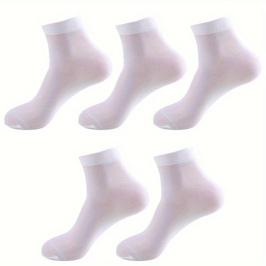 Men's Casual Quarter Socks Breathable Business Socks