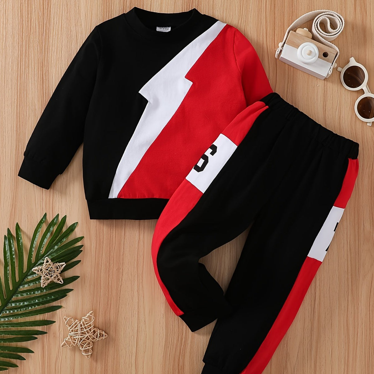 Boys Pullover Sweatshirt & Jogger Pants Set