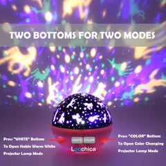 Romantic Unicorn Projector Night Light for Ages 1-14