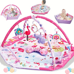 Baby Crawling Mat with Detachable Sensory Toys