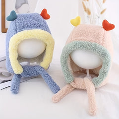 Baby Ear Protection Warm Plush Hat for Winter