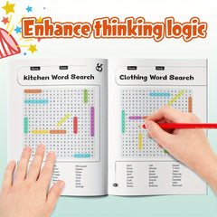 Kids Transportation Puzzle Book: Hidden Words & Boost Vocabulary