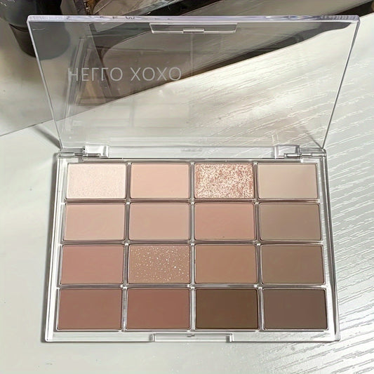 Matte Eyeshadow Palette Brown Nude Pink Tones