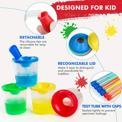 Colorful Science Experiment Kit for Kids with Test Tube Stand
