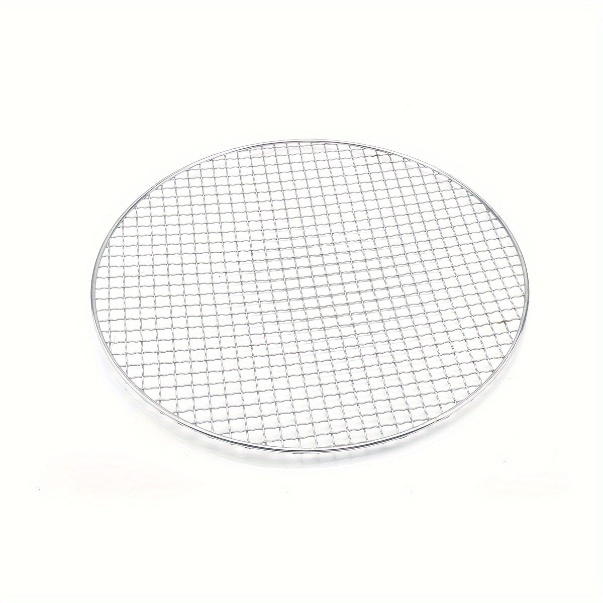 Round BBQ Grill Net Steel Barbecue Grate for Cooking Beef Chicken Vegetables