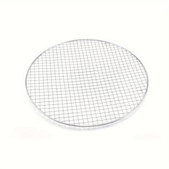 Round BBQ Grill Net Steel Barbecue Grate for Cooking Beef Chicken Vegetables