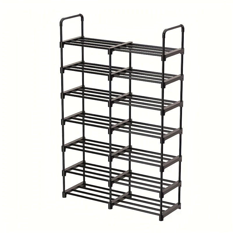 Stackable 7 Layer Shoe Rack for Home School Dorm
