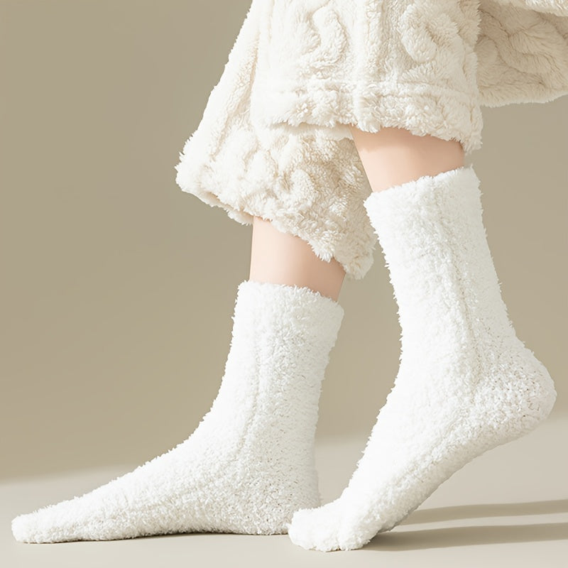 5 Pairs Teenager's Split Toe Tabi Socks Low Cut Five Toe Warm Plush
