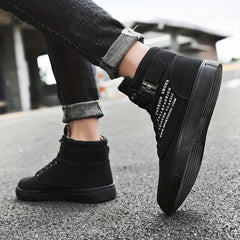 Men's Retro High Top Canvas Shoes