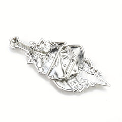 Red Heart Metal Buckle Dagger Sword Love Stab Y2K Belt