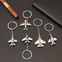 Creative Airplane Keychain for Men Backpack Car Pendant