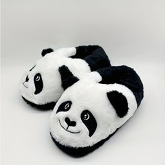 Boys Cartoon Panda House Shoes Non Slip Soft Bottom Walking Shoes