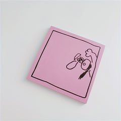 Cartoon Dog Sticky Note Drawing Message Note Paper 1pc 50sheets