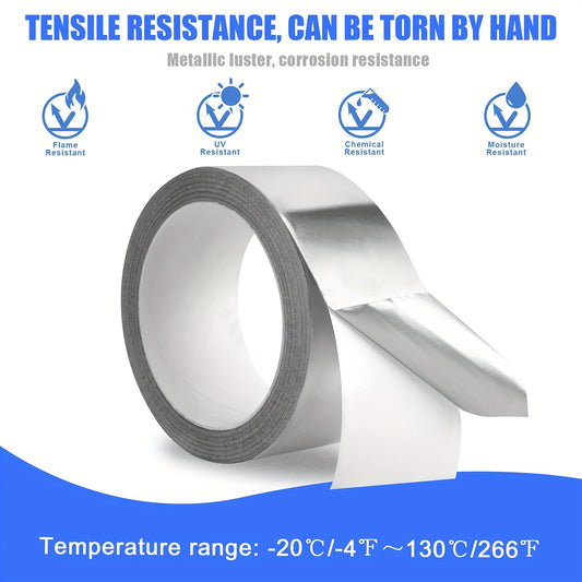Aluminum Foil Tape for Ventilation Pipe, Waterproof, Fireproof