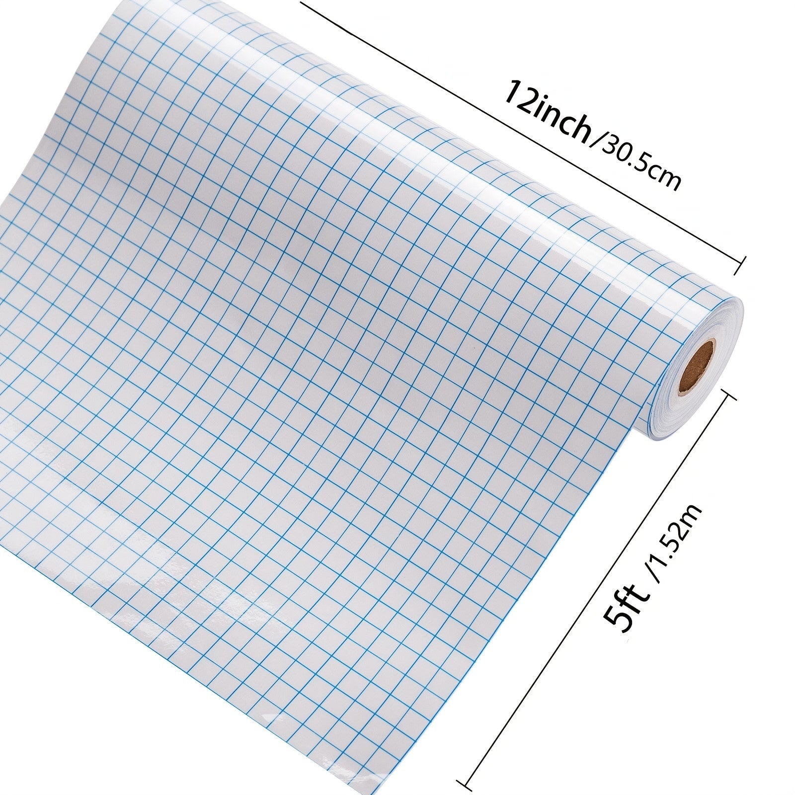 Vinyl Transfer Tape 12inch X5FT Medium Adhesive PET Clear Transfer Paper
