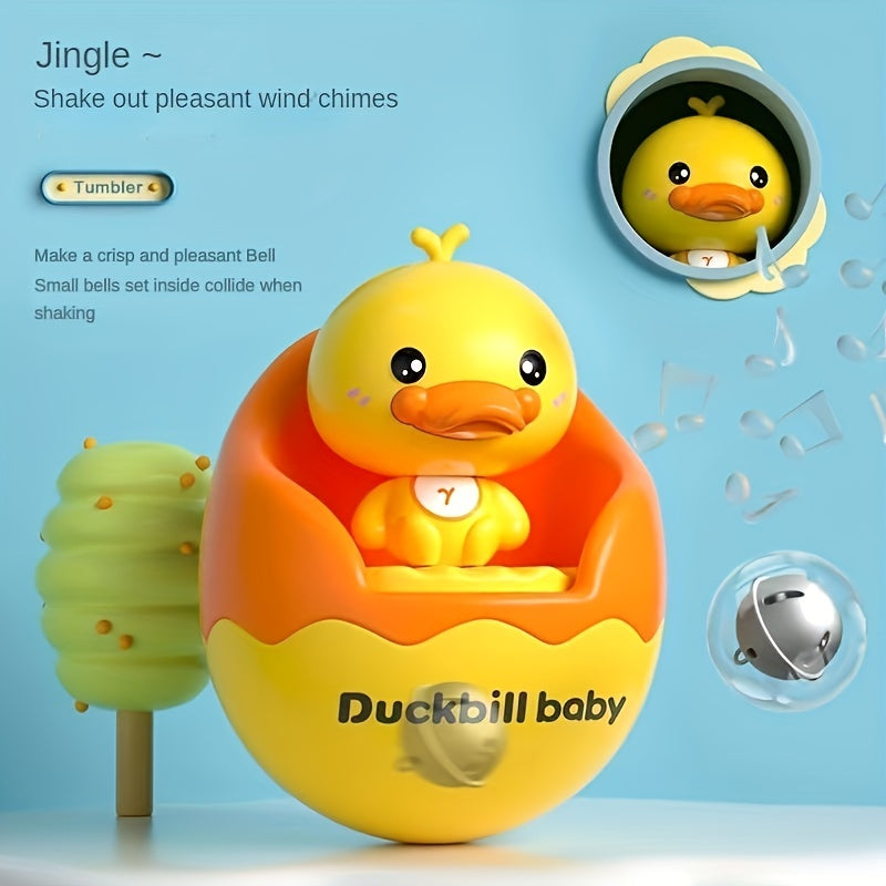 Baby Rattle Tumbler Toys Comfort Bathroom Floating Cartoon Educational