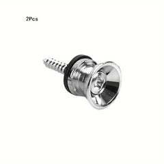 2pcs Metal Strap Lock Locking Pegs for Guitars