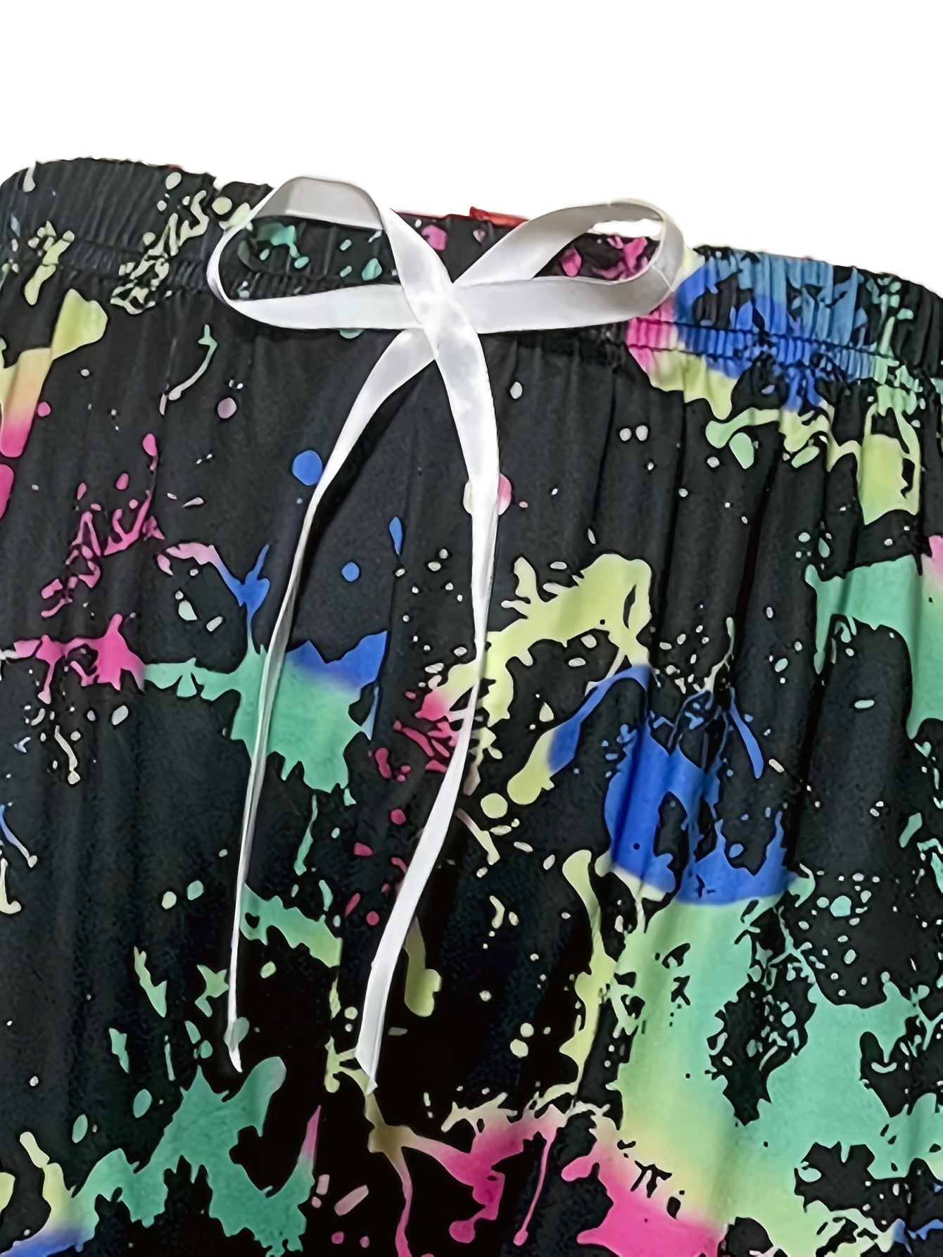 Tie Dye Print Sleep Bottoms Casual & Cozy Home Sleep Pants