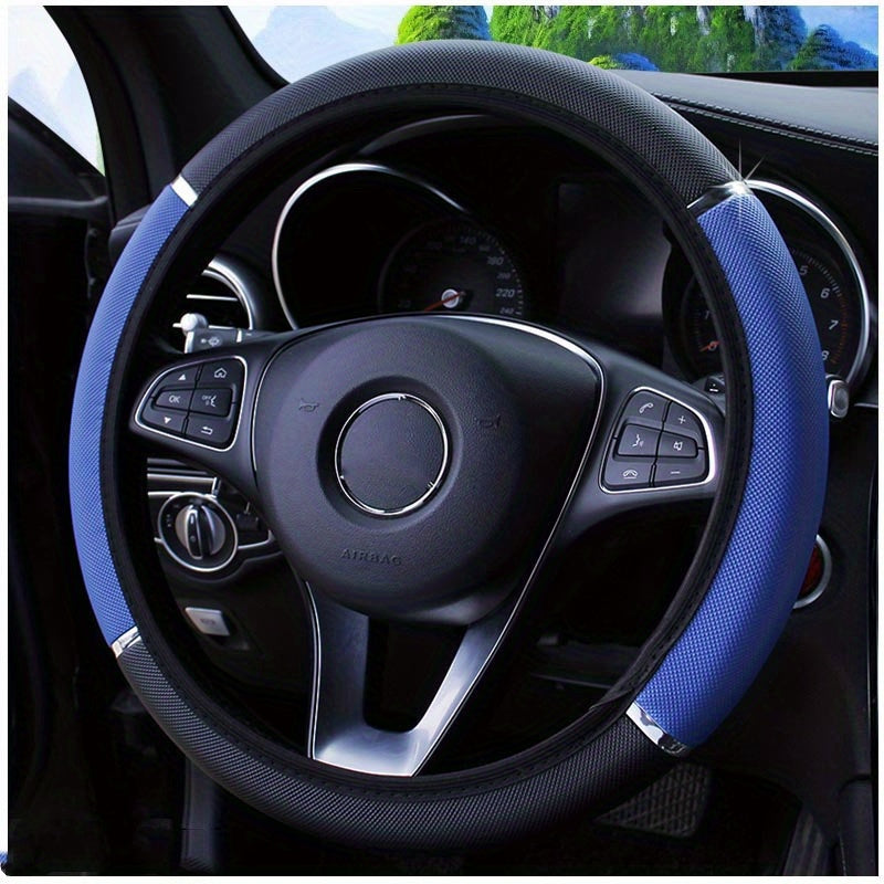 Foaming Metal Strip Car Steering Wheel Cover