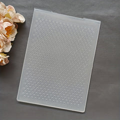 Arrival Dot Embossing Folders DIY Paper Cutting Dies Scrapbooking Plastic