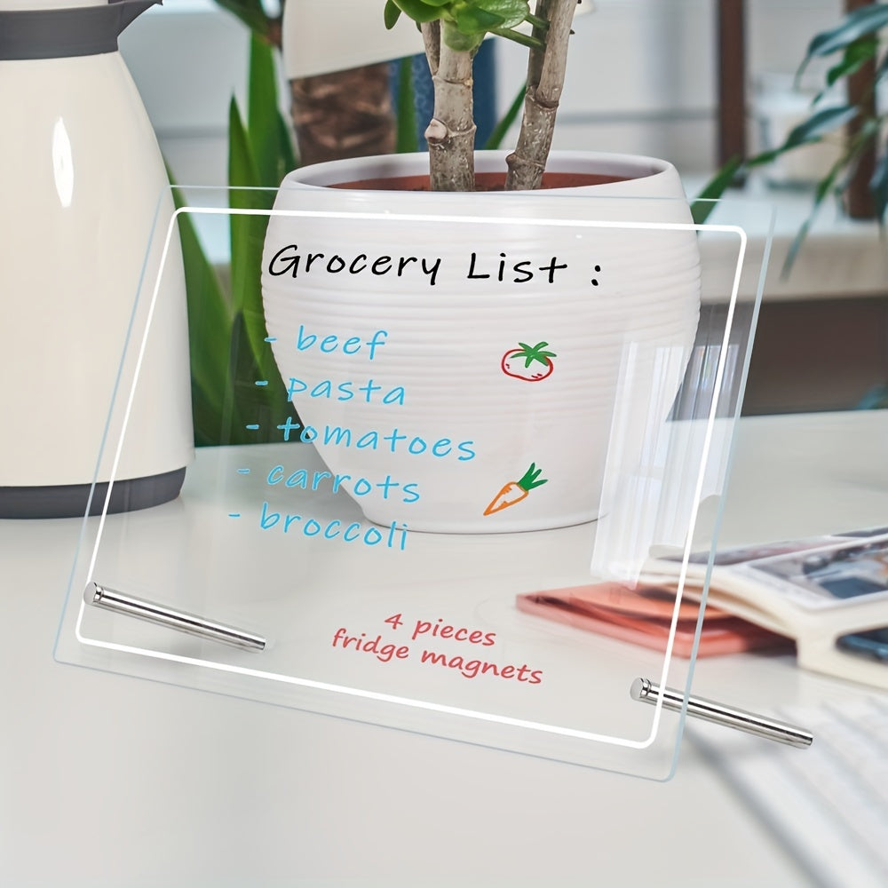 3D Acrylic Blank Planning Desktop Memo Board