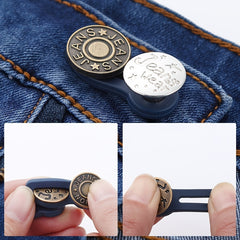 Adjustable Elastic Detachable Jeans Nail Extension Button