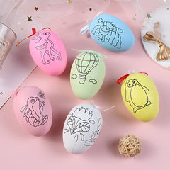 DIY Painted Eggs Christmas Street Stall Toys