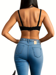 Solid Scoop Bra Push Up Women's Lingerie