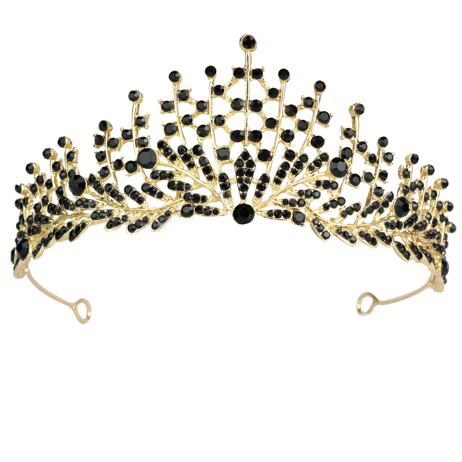Baroque Crystal Queen Crowns Tiaras Princess Hair Accessories